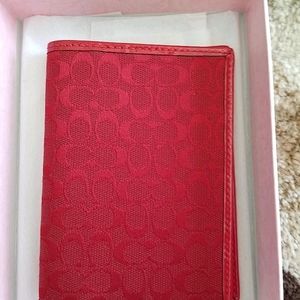 Coach passport holder